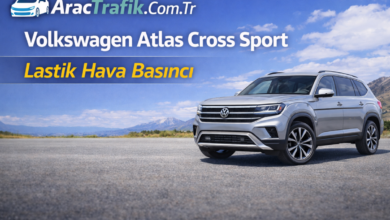 Volkswagen Atlas Cross Sport Lastik hava Basıncı