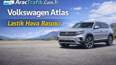 Volkswagen Atlas lastik Hava basıncı
