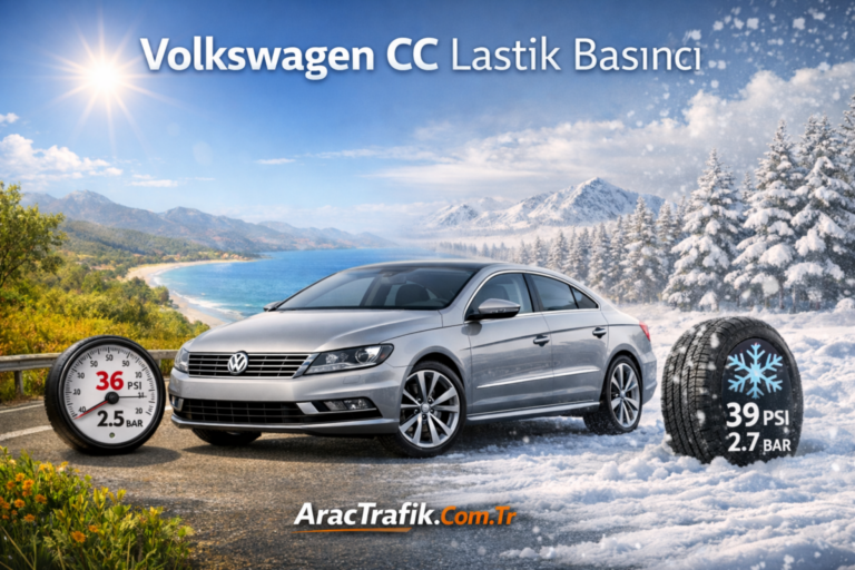 Volkswagen CC Lastik Basıncı