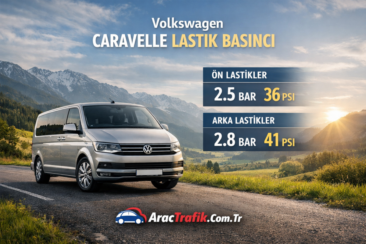 Volkswagen Caravelle Lastik Hava Basıncı