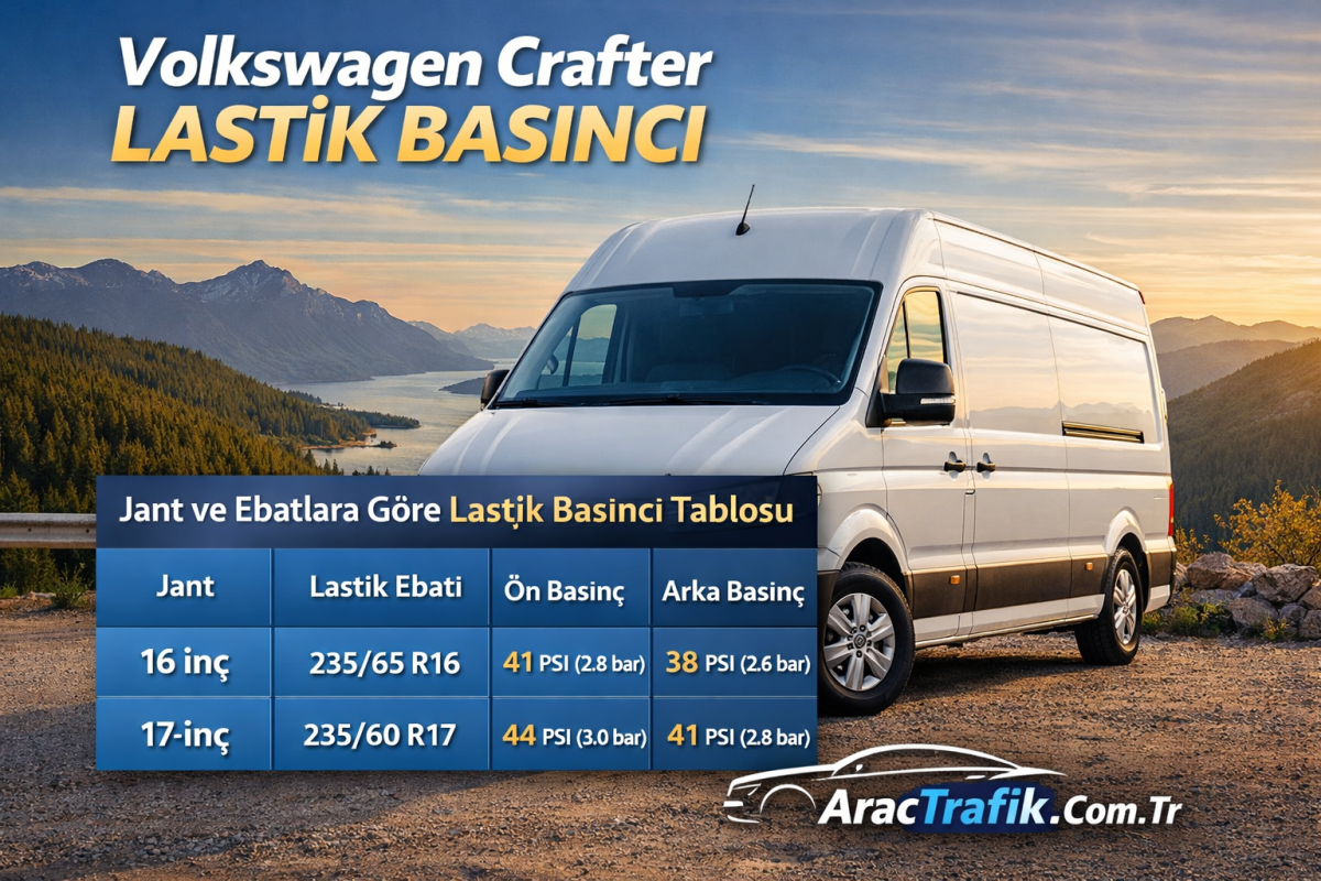 Volkswagen Crafter Lastik Basıncı