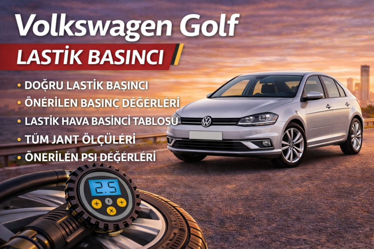 Volkswagen Golf Lastik Hava Basıncı