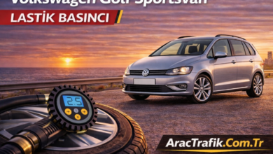 Volkswagen Golf Sportsvan Lastik Hava Basıncı