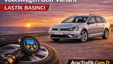 Volkswagen Golf Variant lastik hava basıncı