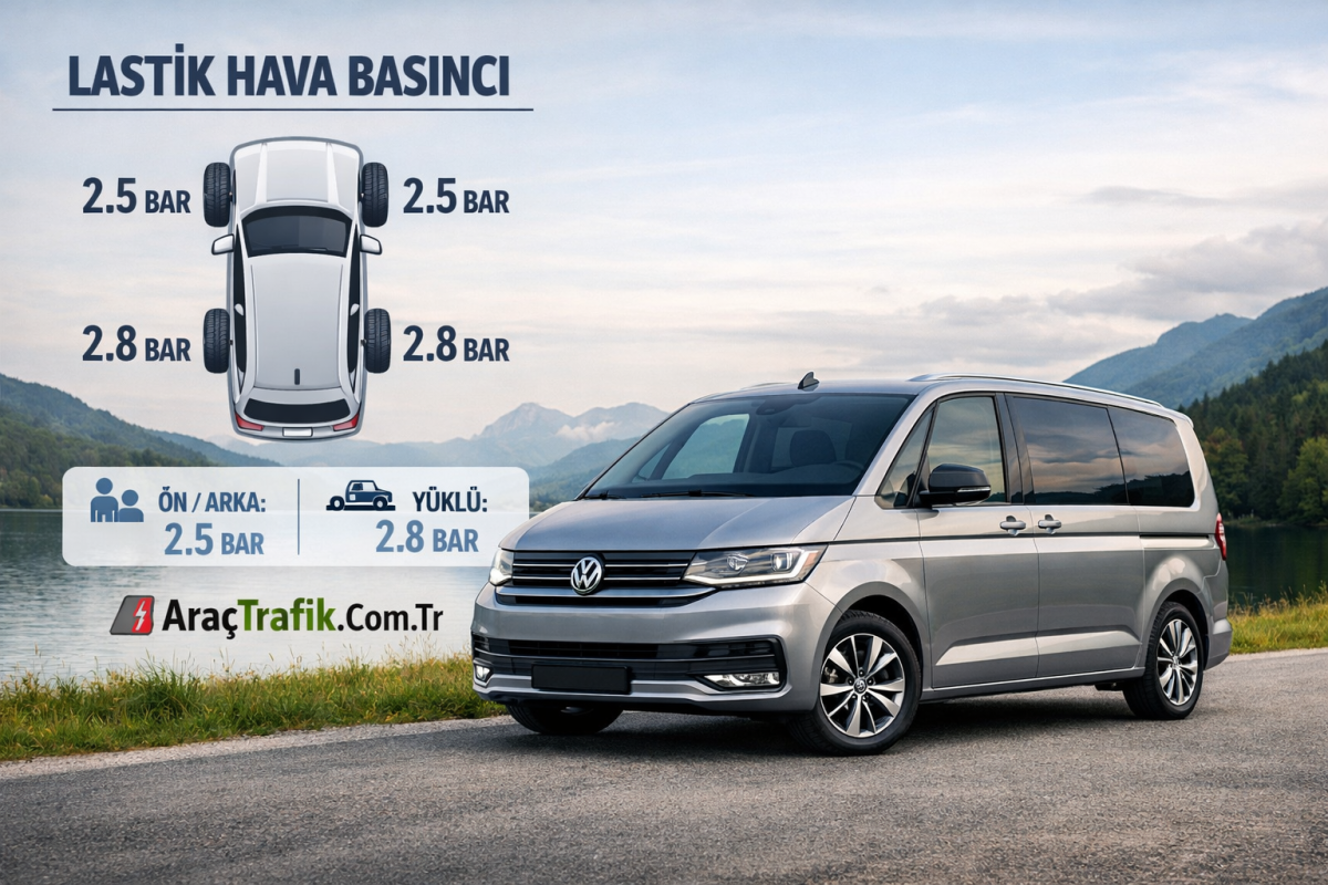 Volkswagen Multivan Lastik Hava Basıncı