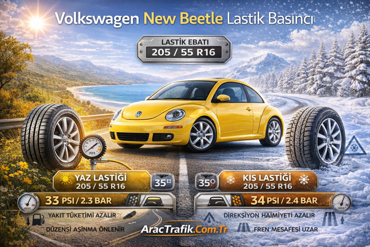 Volkswagen New Beetle Lastik Basıncı