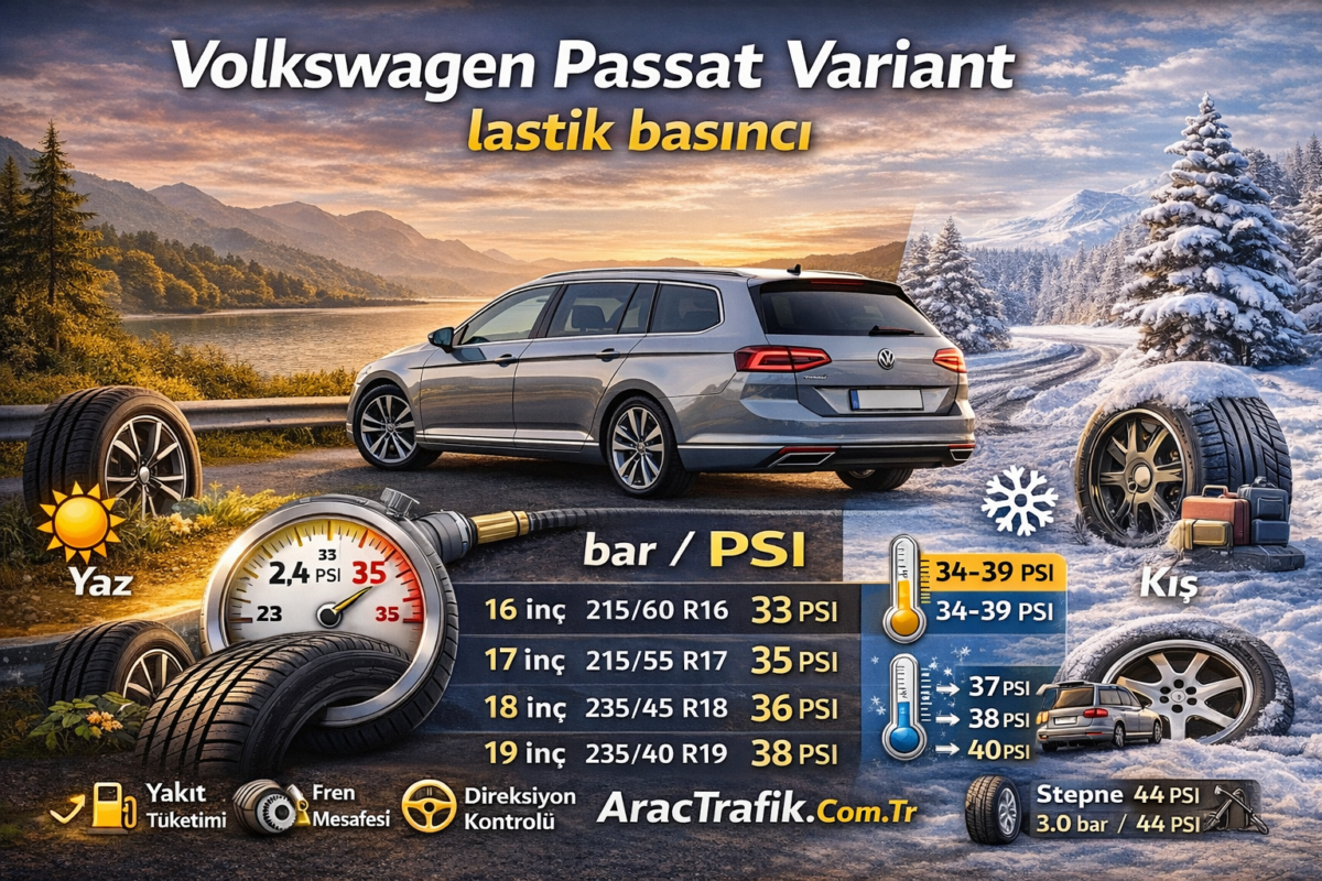 Volkswagen Passat Variant Lastik Basıncı