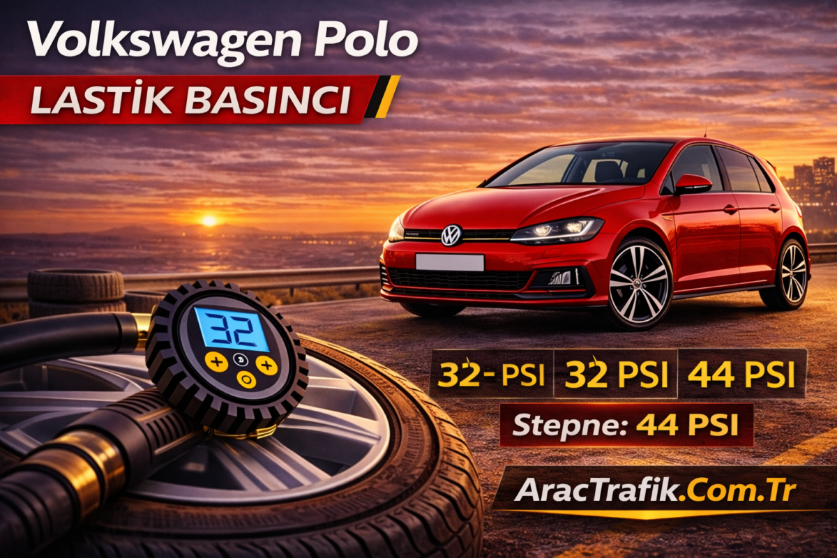 Volkswagen Polo lastik hava basıncı