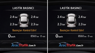 Volkswagen Tharu lastik hava basıncı
