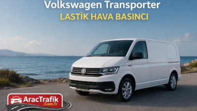 Volkswagen Transporter lastik hava basıncı