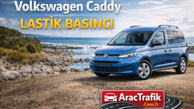 volkswagen caddy lastik hava basıncı