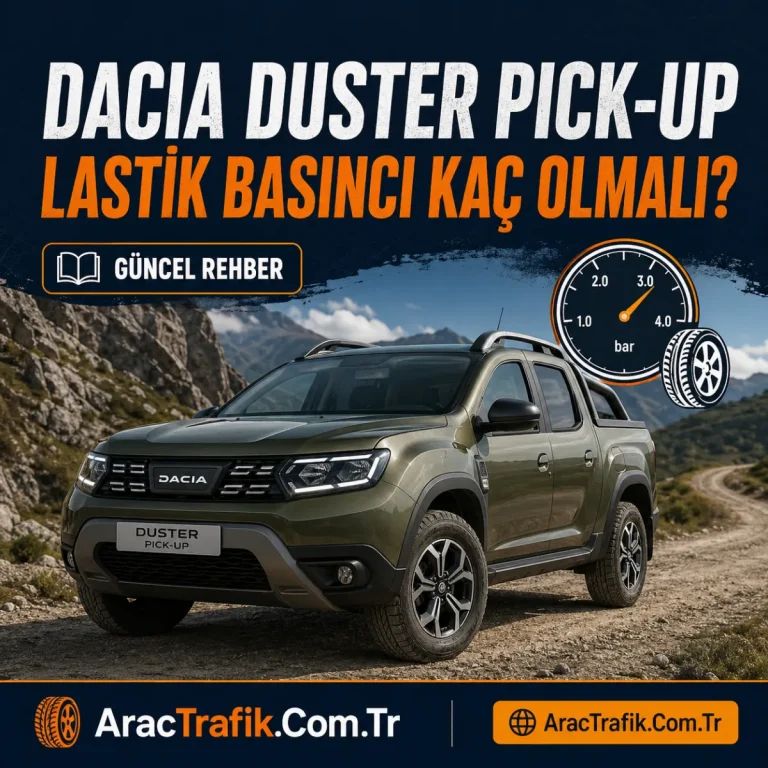Dacia Duster Pick-Up Lastik Basıncı Kaç Olmalı?