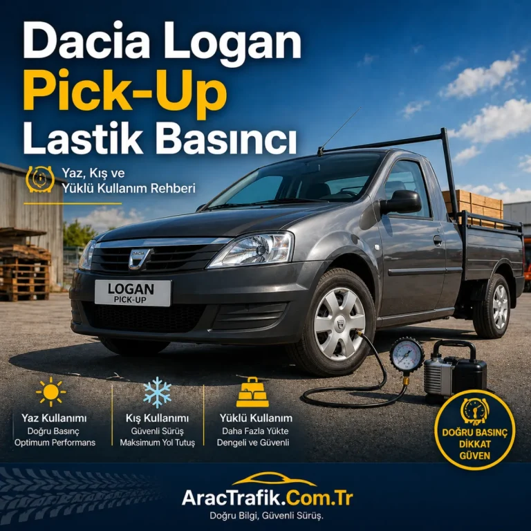 Dacia Logan Pick-Up Lastik Basıncı Kaç Olmalı?