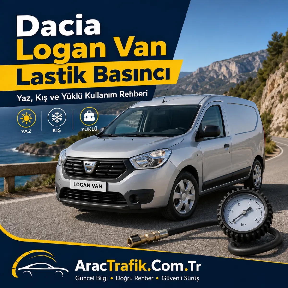 Dacia Logan Van Lastik Basıncı Kaç Olmalı?