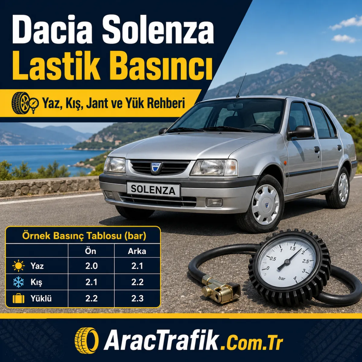 Dacia Solenza Lastik Basıncı