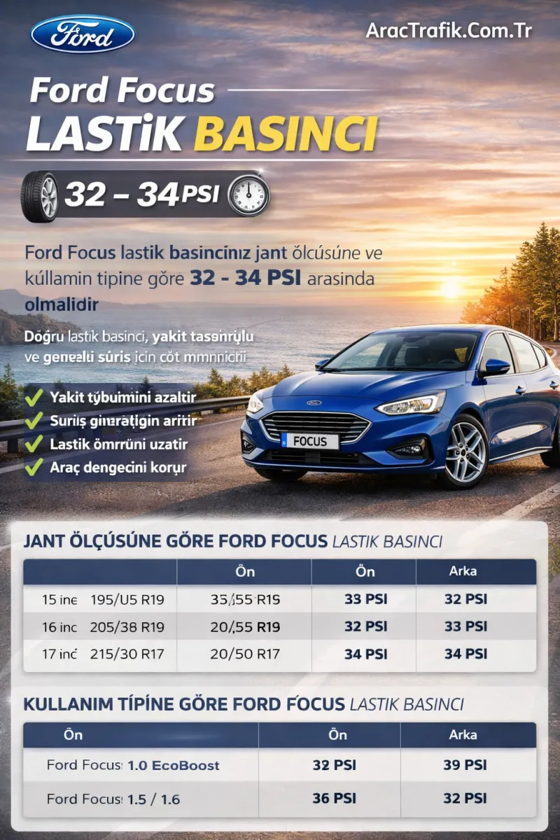 Ford Edge Lastik Basıncı