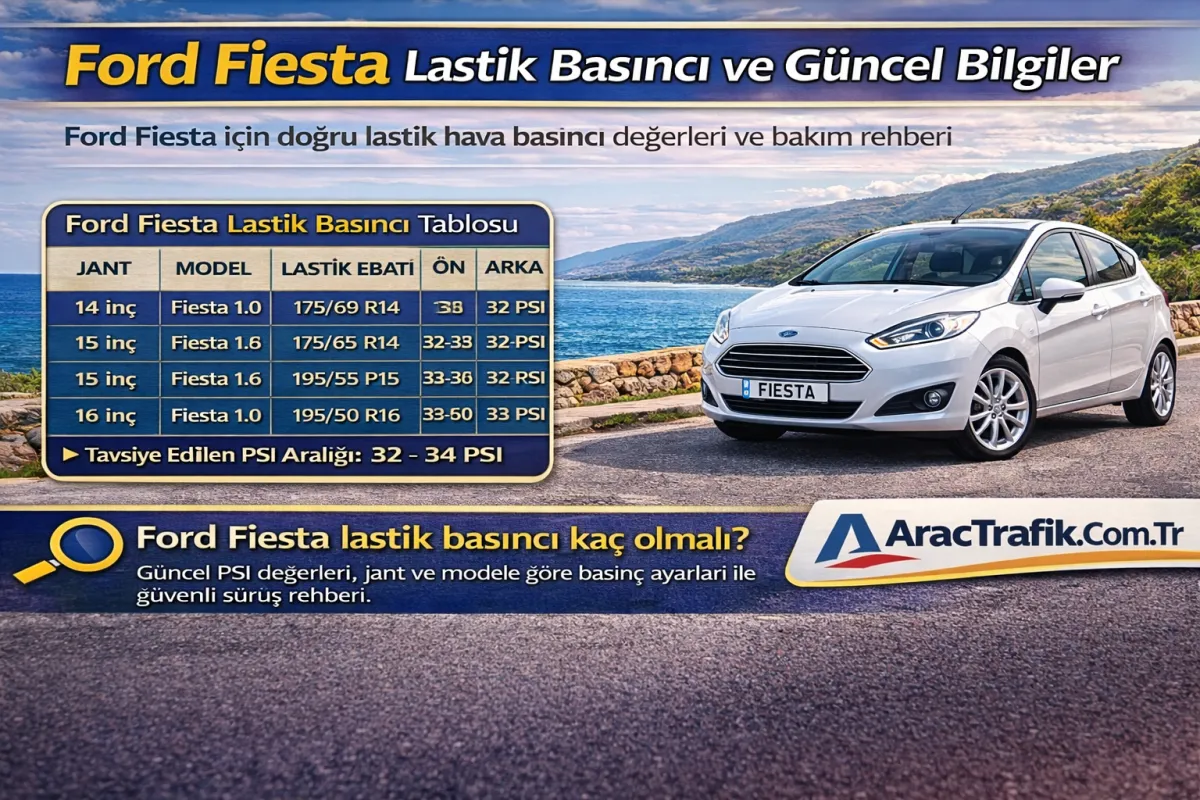 Ford Fiesta Lastik Basıncı