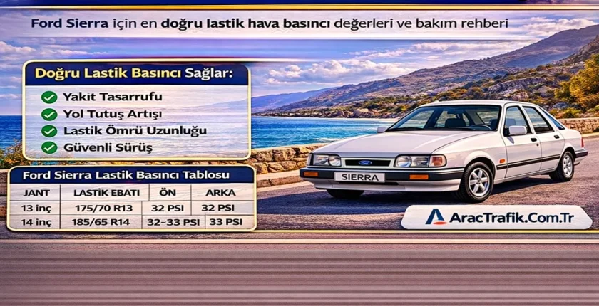 Ford Sierra Lastik Basıncı Ford Sierra Lastik Basıncı