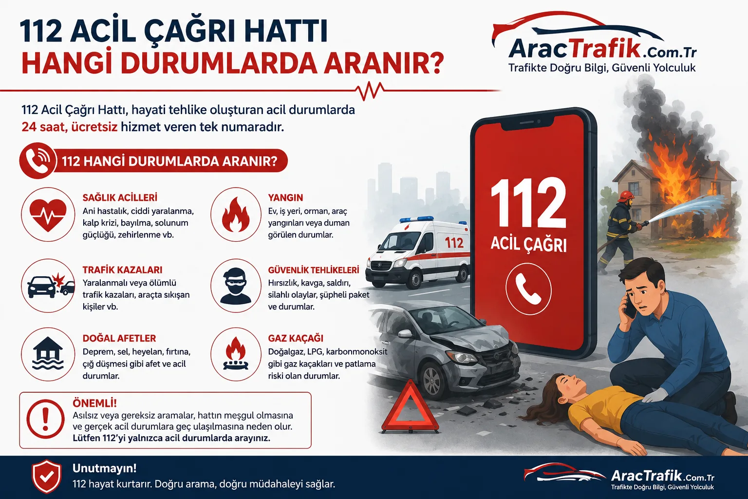 112 Acil Çağrı Hattı Hangi Durumlarda Aranır 112 Acil Çağrı Hattı Hangi Durumlarda Aranır