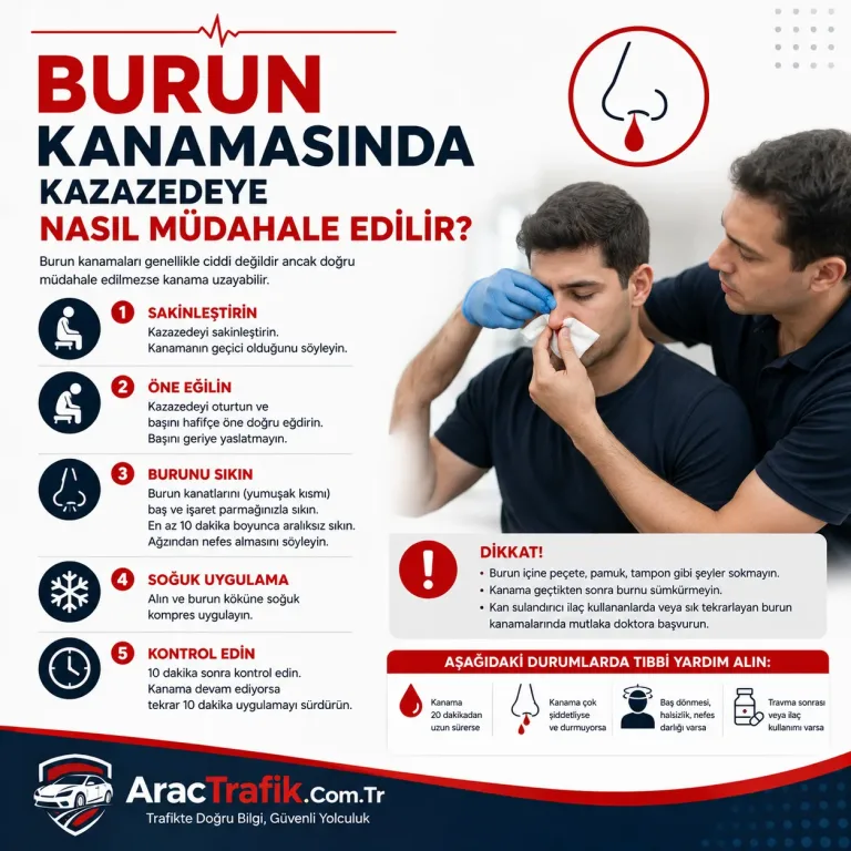 Burun Kanamasında Kazazedeye Nasıl Müdahale Edilir?