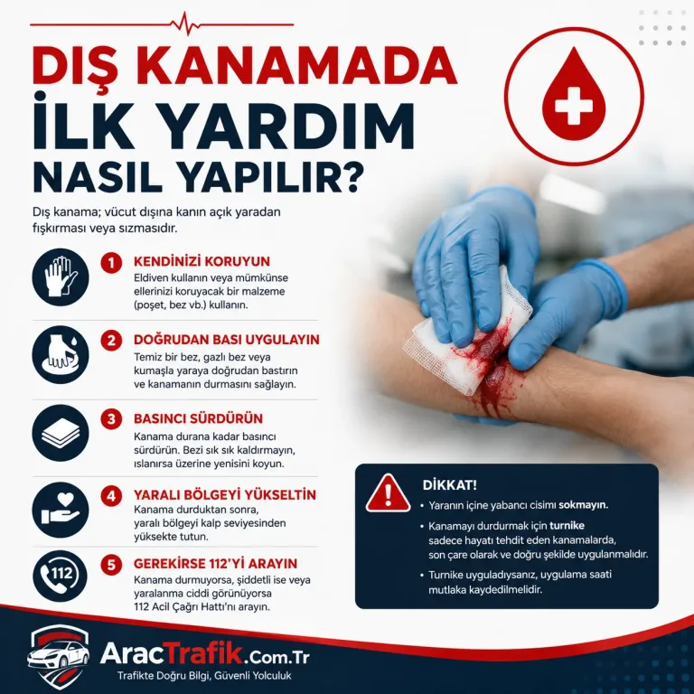 Dış Kanamada İlk Yardım Nasıl Yapılır?