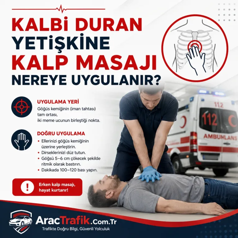 Kalbi duran yetişkine kalp masajı nereye uygulanır