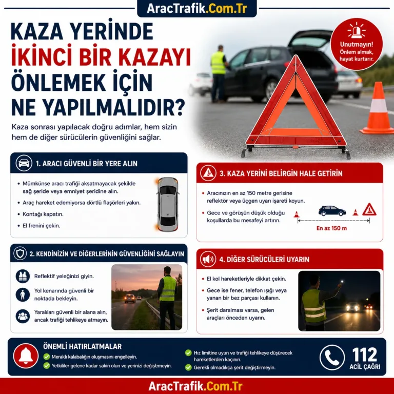 Kaza Yerinde İkinci Bir Kazayı Önlemek İçin Ne Yapılmalıdır?