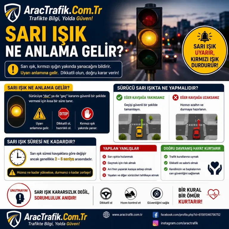 Sarı Işık Ne Anlama Gelir?