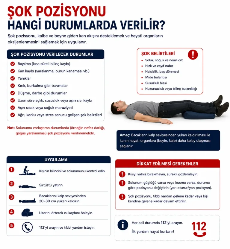 Şok Pozisyonu Hangi Durumlarda Verilir?