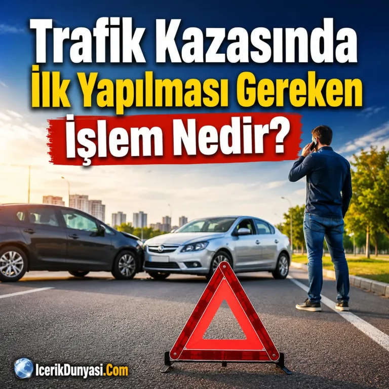 Trafik Kazasında İlk Yapılması Gereken İşlem Nedir?