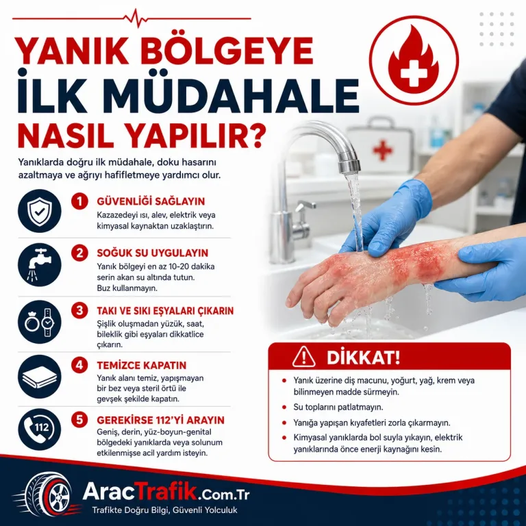 Yanık Bölgeye İlk Müdahale Nasıl Yapılır?