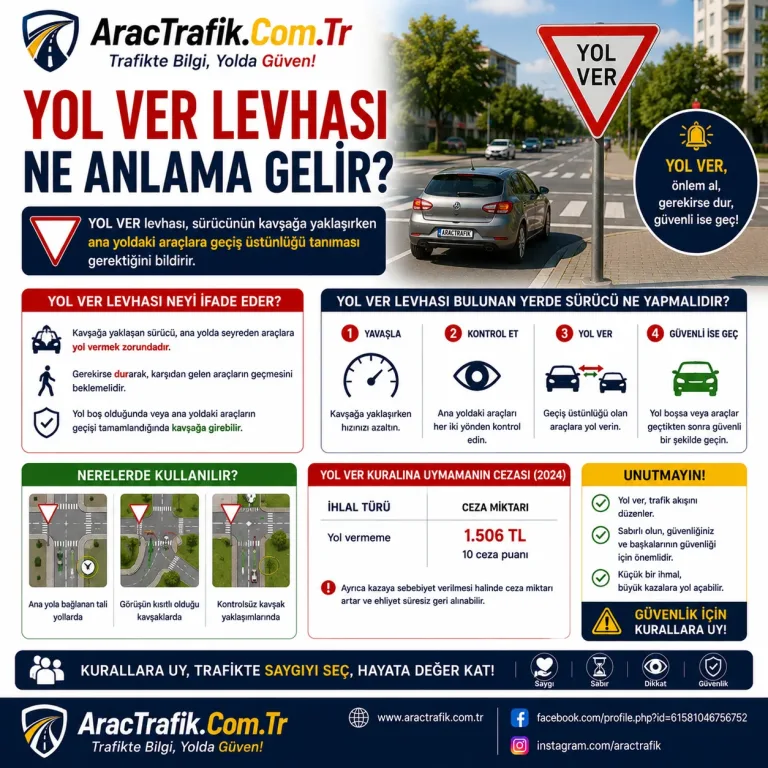 Yol Ver Levhası Ne Anlama Gelir?
